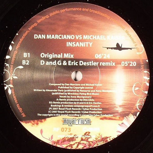 Dan Marciano vs Michael Kaiser : Insanity (12")