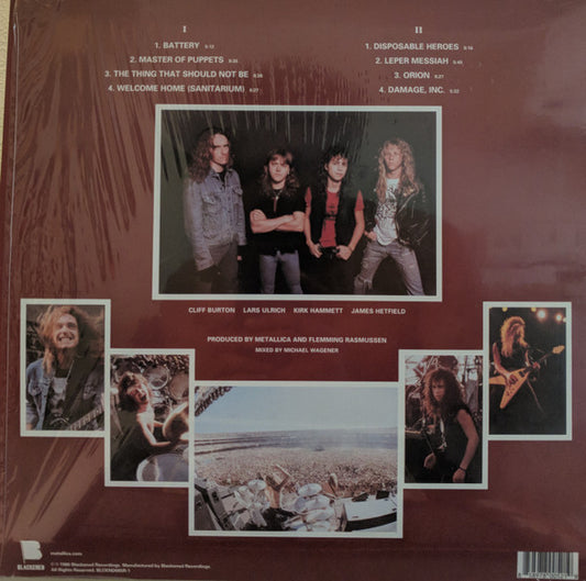 Metallica : Master Of Puppets (LP, Album, RE, RM, 180)