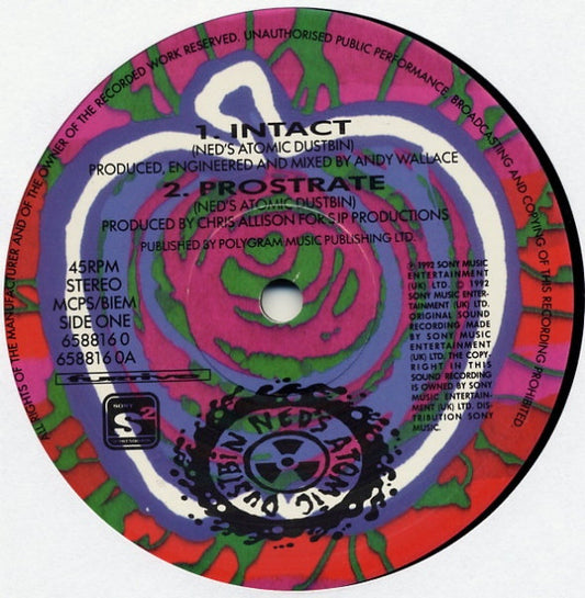 Ned's Atomic Dustbin : Intact (10", Single)
