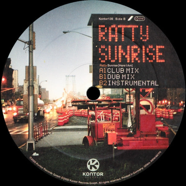 Ratty : Sunrise (Here I Am) (12")