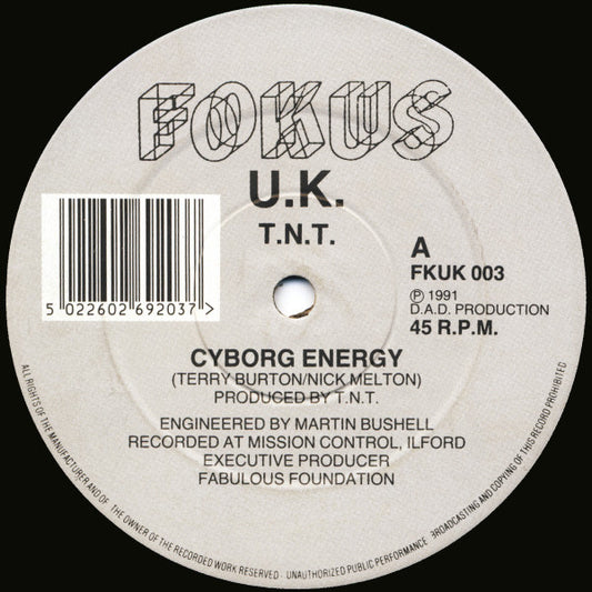 T.N.T. (4) : Cyborg Energy / Cosmic Dancer (12")