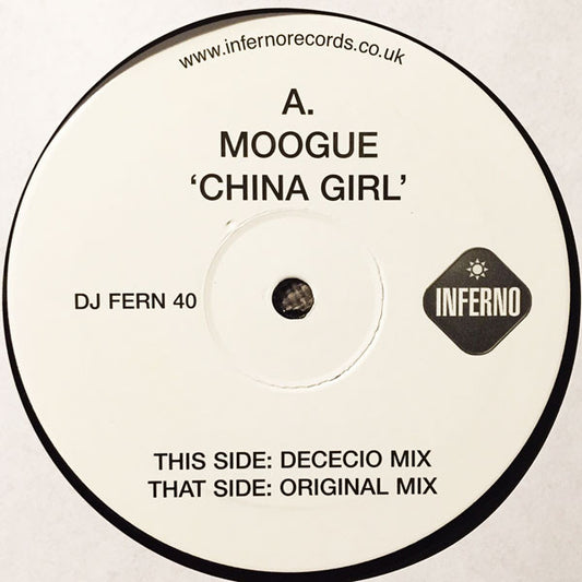 Moogue : China Girl (12", Promo)