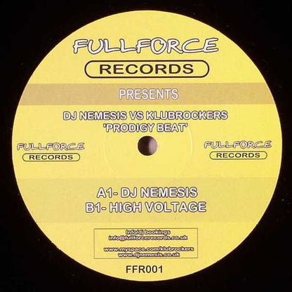 DJ Nemesis (4) Vs Klubrockers : Prodigy Beat (12")