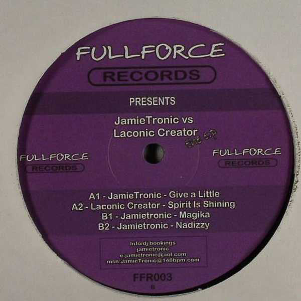 Jamietronic Vs Laconic Creator : The E.P (12", EP)
