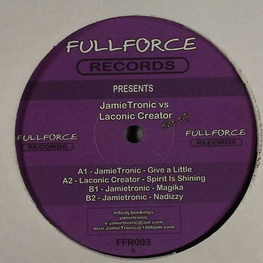 Jamietronic Vs Laconic Creator : The E.P (12", EP)