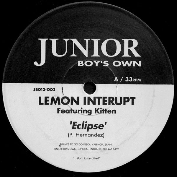 Lemon Interupt : Eclipse / Big Mouth (12", Single)