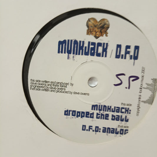 Munkjack / D.F.O. : Dropped The Ball / Analog (12")