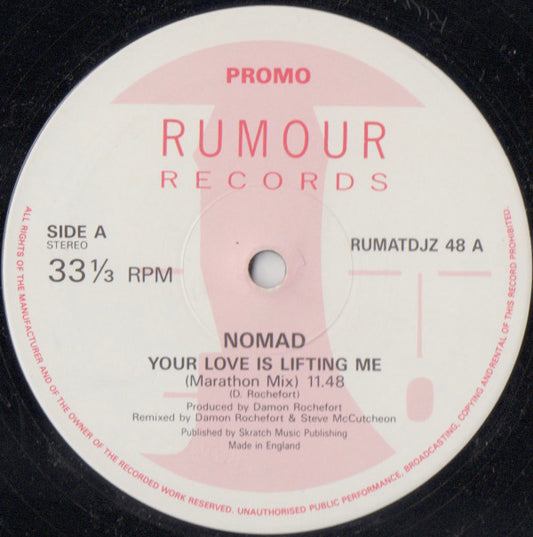 Nomad : Your Love Is Lifting Me (12", Promo)