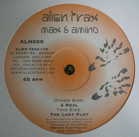 Max & Amino : 4 Real / The Lost Plot (12")