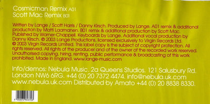 Lange Feat. Leah (2) : Don't Think It (Feel It) (Remixes) (12")