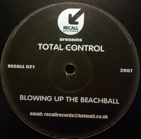 Total Control* : Blowing Up The Beachball (12", S/Sided)