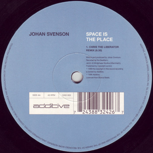 Johan Svenson : Space Is The Place (12")