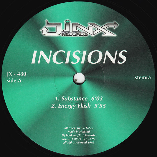 Incisions : Substance (12")