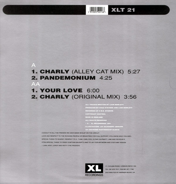 The Prodigy : Charly (12", Single, Pic)