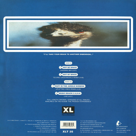 The Prodigy : Out Of Space (12", Single)