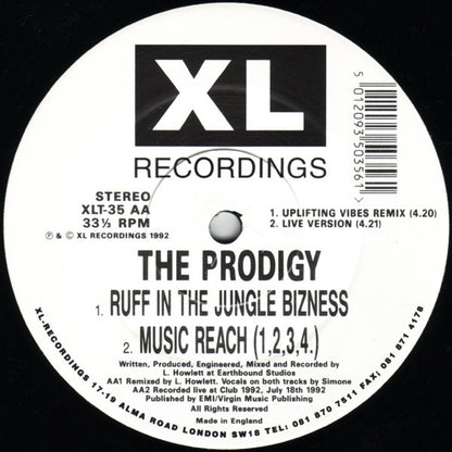 The Prodigy : Out Of Space (12", Single)
