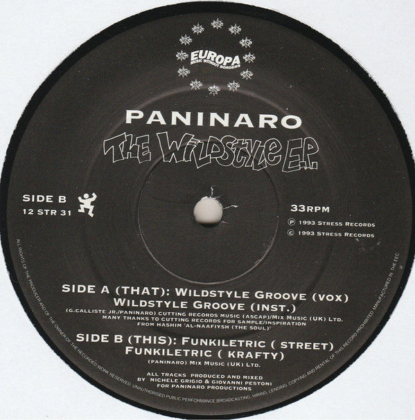 Paninaro : The Wildstyle E.P. (12", EP)