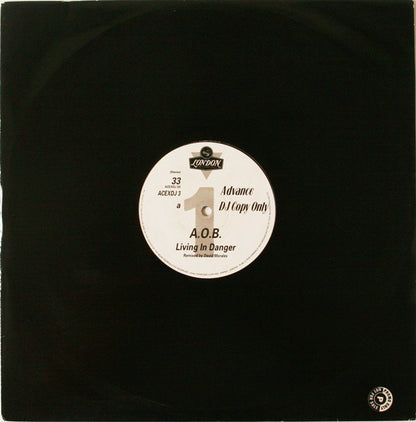 A.O.B.* : Living In Danger (12", S/Sided, Promo)