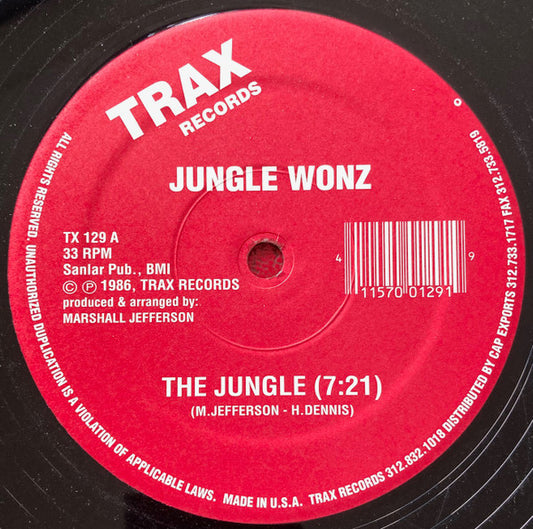 Jungle Wonz : The Jungle (12", RP)