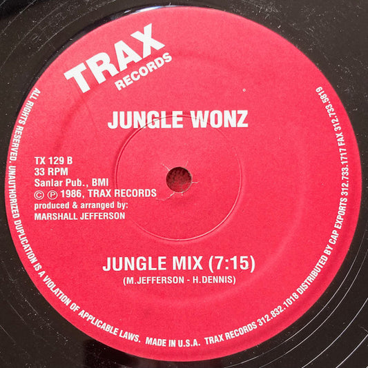 Jungle Wonz : The Jungle (12", RP)