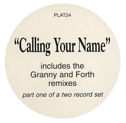 Libra Presents Taylor : Anomaly - Calling Your Name (12", Single)