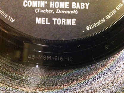 Mel Torme* : Comin' Home Baby (7", Single)