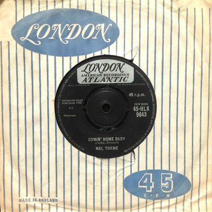 Mel Torme* : Comin' Home Baby (7", Single)