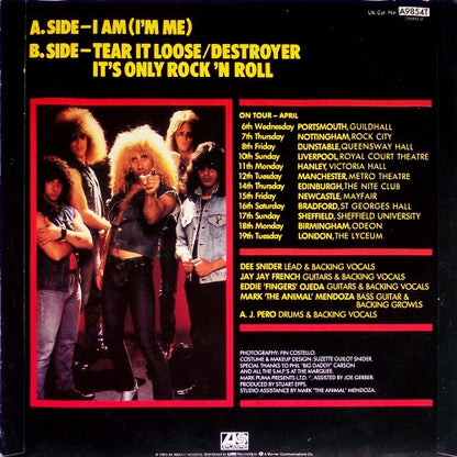 Twisted Sister : I Am (I'm Me) (12", Single)