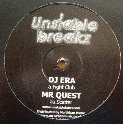 DJ Era / Mr Quest* : Fight Club / Scatter (12")