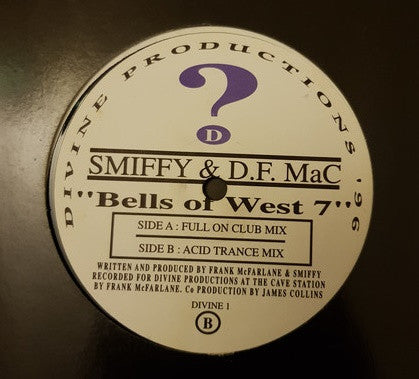 Smiffy (2) & D.F. Mac* : Bells Of West 7 (12")