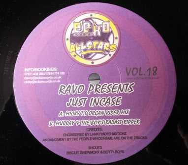 Ravo : Just In Case (12")