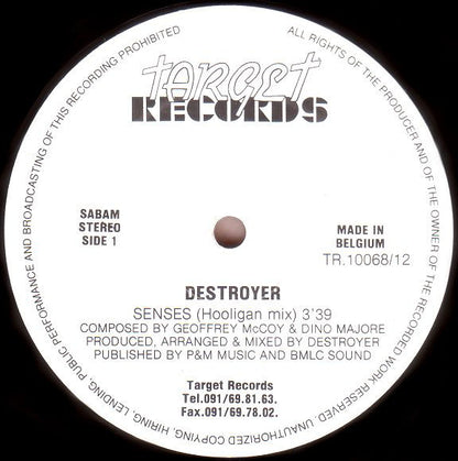 Destroyer : Senses (12")