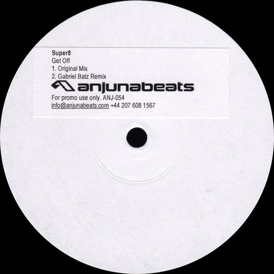 Super8 : Get Off (12", Promo, W/Lbl, Sti)