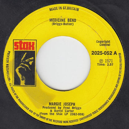 Margie Joseph : Medicine Bend (7", Single, Juk)