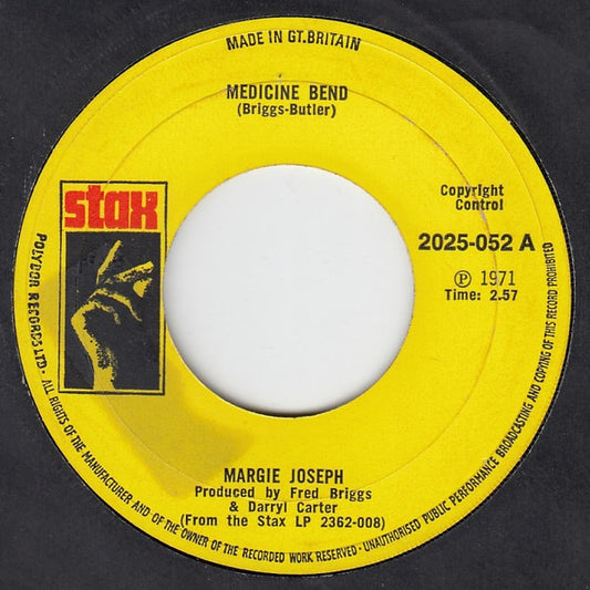 Margie Joseph : Medicine Bend (7", Single, Juk)