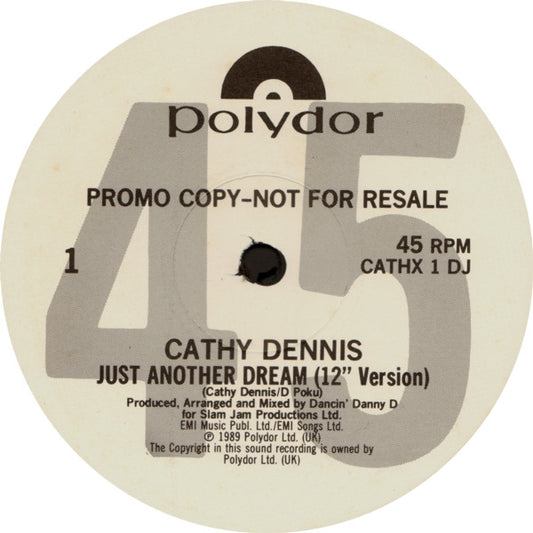 Cathy Dennis : Just Another Dream (12", Promo)