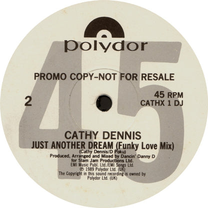 Cathy Dennis : Just Another Dream (12", Promo)