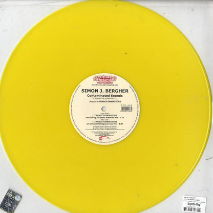 Simon J. Bergher : Contaminated Sounds (12", Yel)