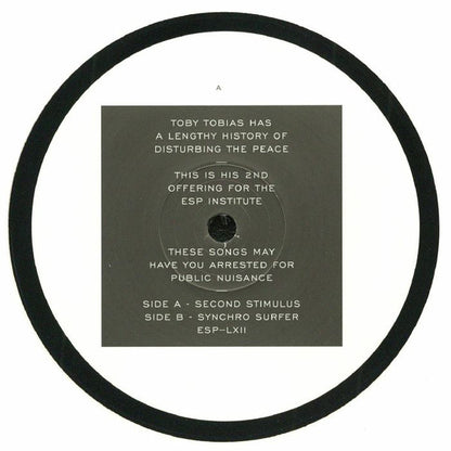 Toby Tobias : Second Stimulus  (12")