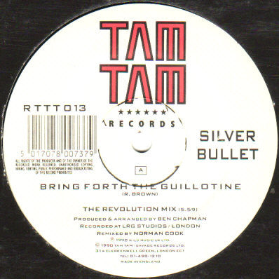 Silver Bullet : Bring Forth The Guillotine (The Norman Cook Mixes) (12", Single)
