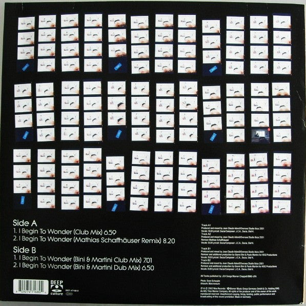 J.C.A.* : I Begin To Wonder (12")