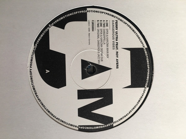 Ferry Ultra : Dangerous Vibes (Spen & Karizma Remixes) (12", Promo)