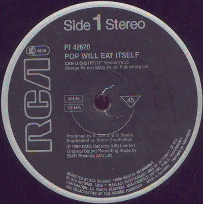 Pop Will Eat Itself : Can U Dig It? (12", Maxi)