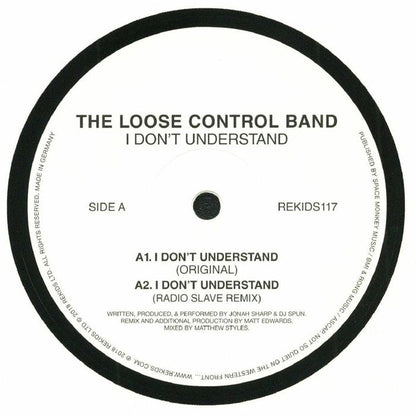 The Loose Control Band : I Don't Understand  (12")