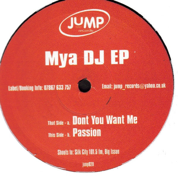 Mya DJ : EP (12", EP)