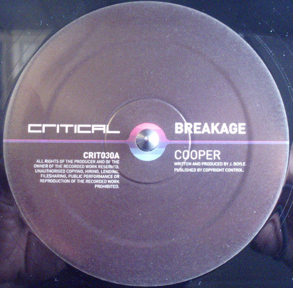 Breakage : Cooper / Rebel Creations (12")