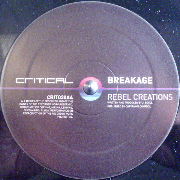 Breakage : Cooper / Rebel Creations (12")