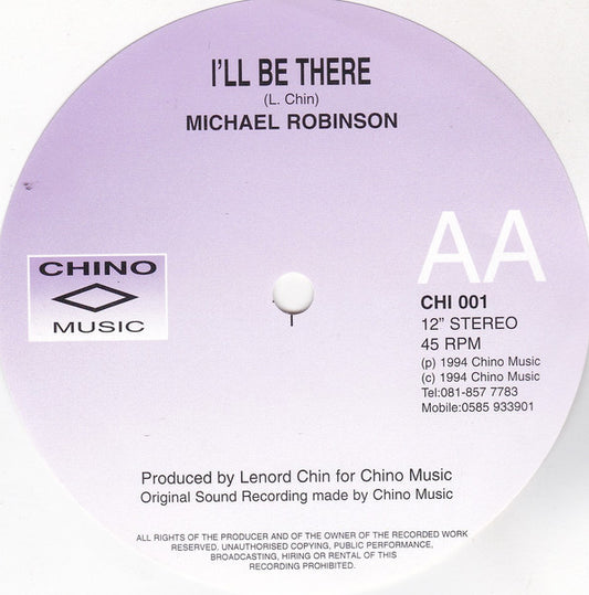 Michael Robinson (6) & Pauline Brown / Michael Robinson (6) : Storybook Children / I'll Be There (12")