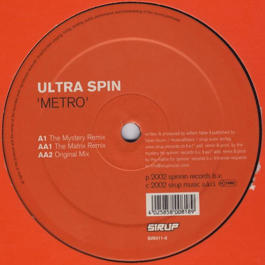 Ultra Spin : Metro (12")