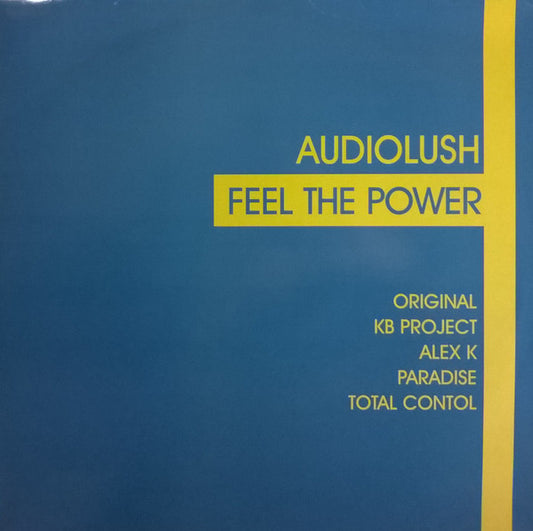 Audiolush : Feel The Power (2x12", Promo)